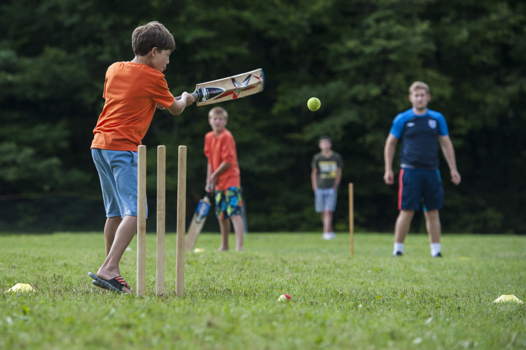 And, since just about everyone is new to cricket, this clinic had a different feel to it. 