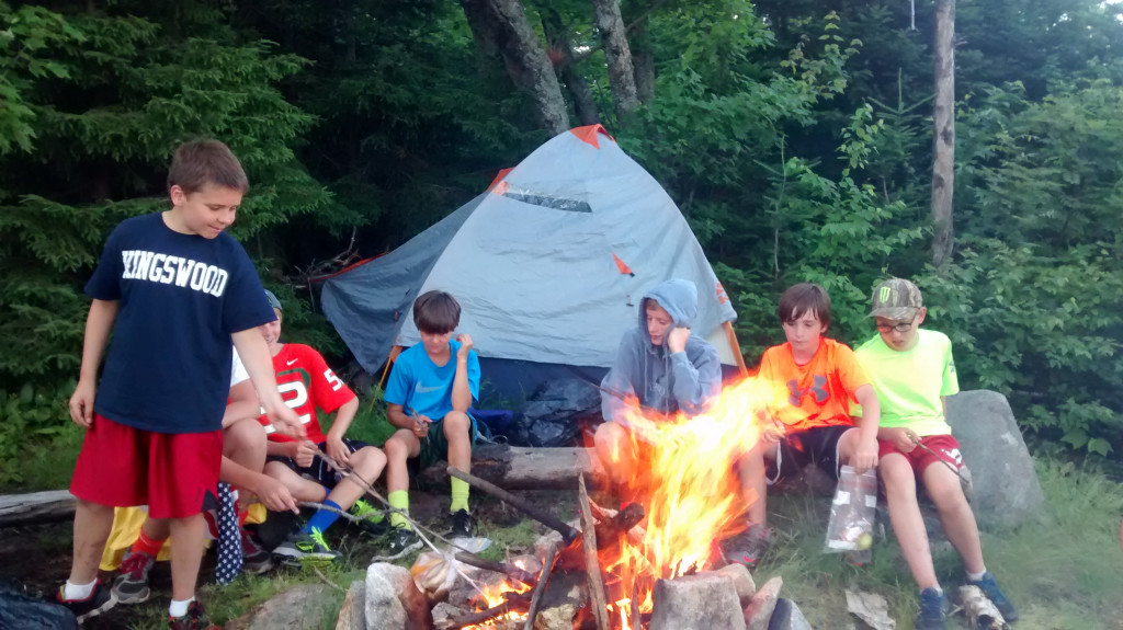 "I hike for the campfire at the end of a long day on the trail."