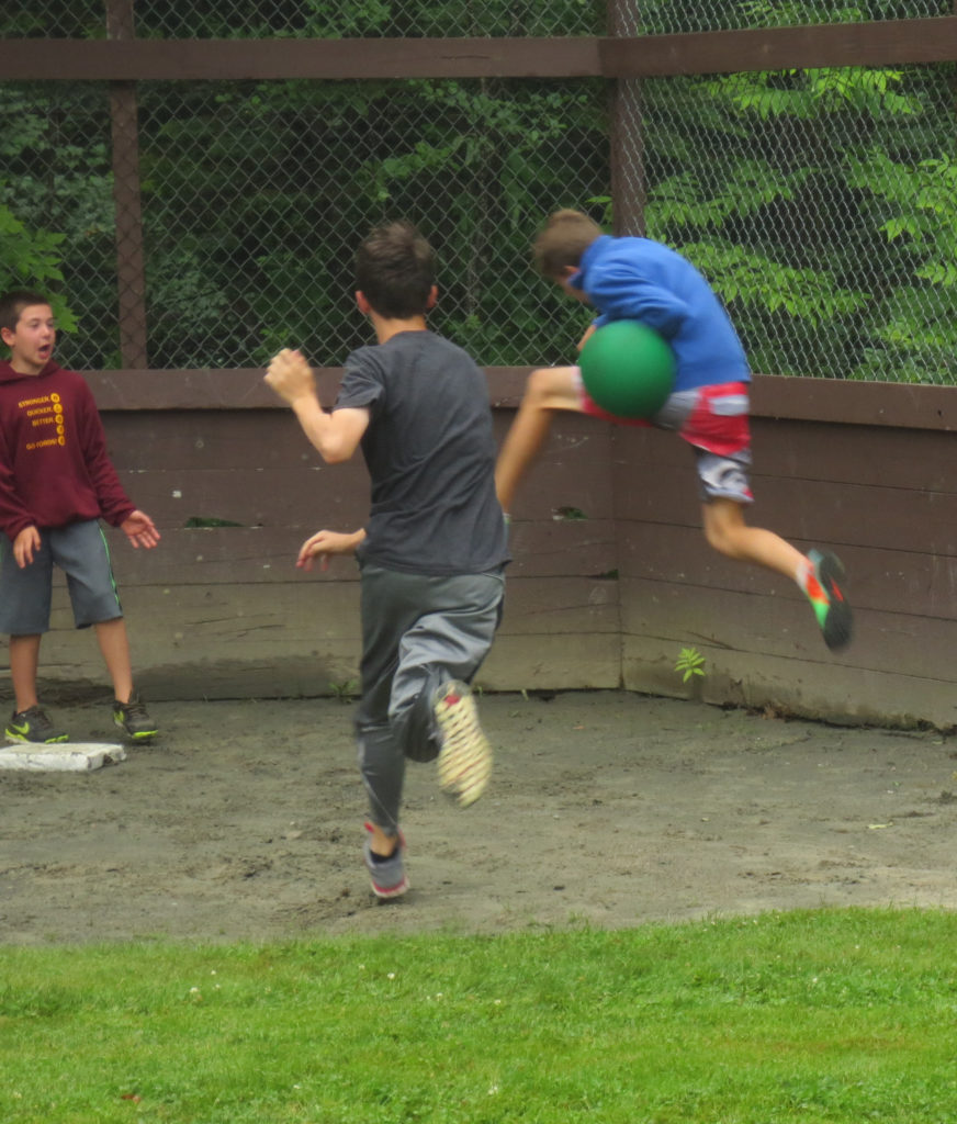 and "Packer-ball," a wild take on kickball...