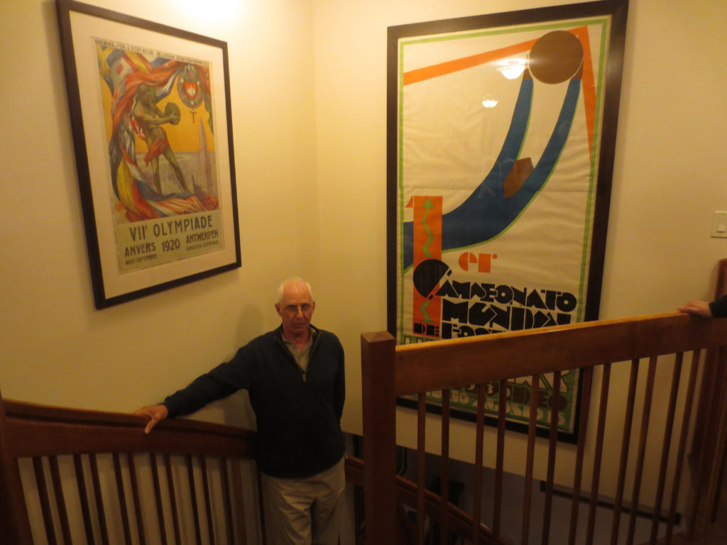 Mr. Ascher has one of the most substantial Olympics poster collections in the world. 