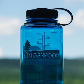 Kingswood Waterbottle - Blue w/black lid