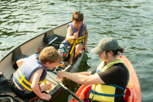 canoe fishing