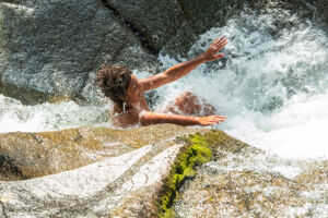 natural water slide