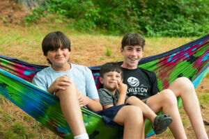 friends on hammock