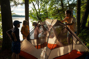 tent camping