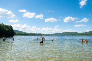 white sands lake swimming