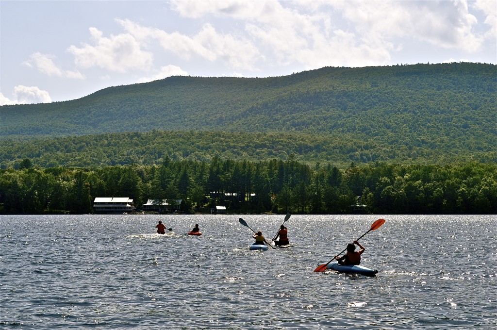 kayaking, camp, mountains, games