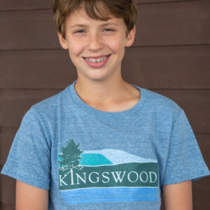 Blue Tri-blend T-shirt with New Logo